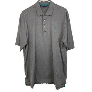 Polo Golf Ralph Lauren Mens Black Polo Shirt Shadow Creek Las Vegas Size L 8843